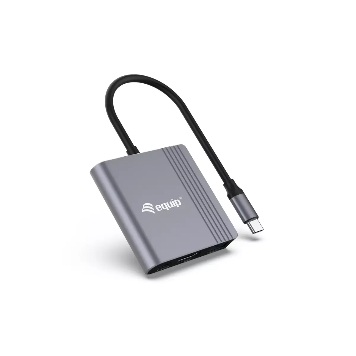Адаптер Equip 3 в 1 USB-C на HDMI USB-A USB PD Photo 3