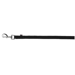 Leash Trixie 15 m black dog training lead, 2.2 cm strap width