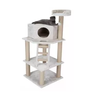 Cat scratching post Trixie Marlena, freestanding, grey, 1510 mm height, 9 cm diameter