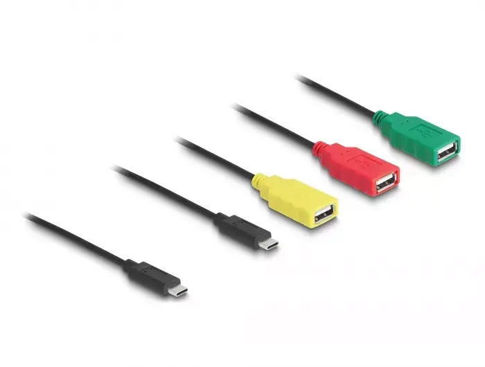 DeLOCK 4 Port USB 2.0 Kabelis Hub Photo 2