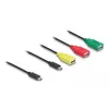 DeLOCK 4 Port USB 2.0 Kabelis Hub Photo 2