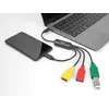 DeLOCK 4 Port USB 2.0 Kabelis Hub Photo 3