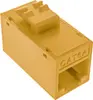 InLine Keystone RJ45 Cat.6A Coupler Yellow 8-Pack Photo 2