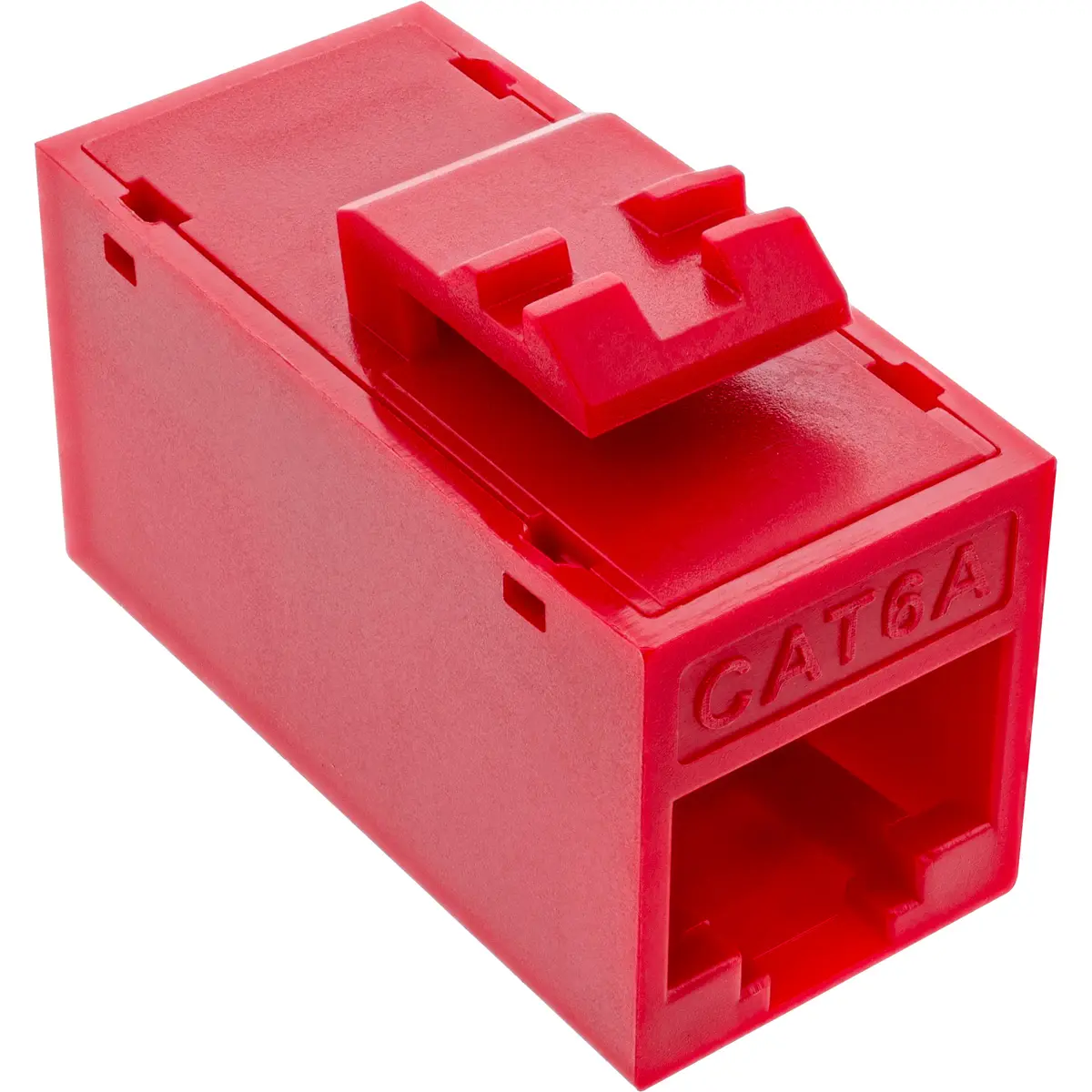 InLine Keystone RJ45 Cat.6A Red 8-Pack Photo 2