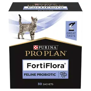 Пробиотик Purina Pro Plan FortiFlora 30 x 1 г саше для кошек — порошок, восстанавливает микрофлору и поддерживает иммунитет