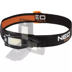Headlamp NEO tools 99-069 — compact hands-free lighting, rechargeable/AAA compatible (model 99-069)