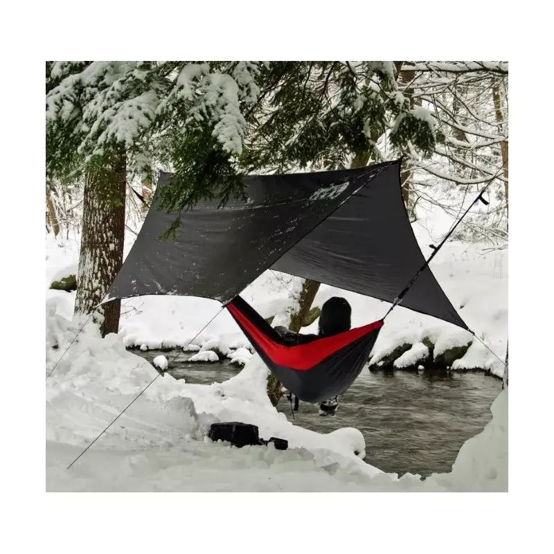 ENO ProFly Rain Tarp Grey (PF002) — lietus sega šūpuļkrēslam Photo 3