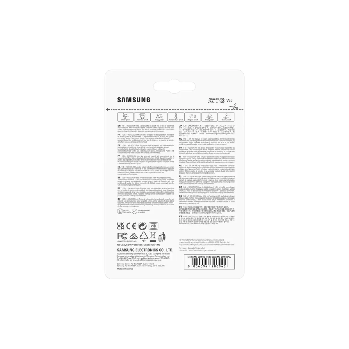 Flash Memory Samsung 256GB MB-SD256S Photo 6