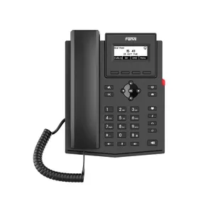 Fanvil X301P IP phone Black 2 lines LCD