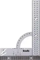 Angle ruler KWB 067430 aluminum construction 90° for carpentry and metalwork