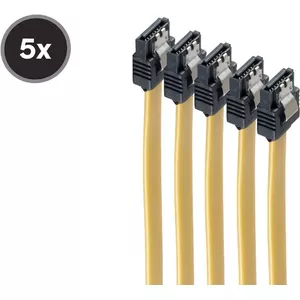 Кабель SATA ShiverPeaks BS78246-0.5Y-5 6 Гбит/с с металлическим зажимом, 0.5 м