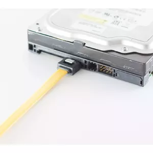 Кабель SATA данных ShiverPeaks BS78246-0.5Y 6 Гбит/с, жёлтый, 0,5 м