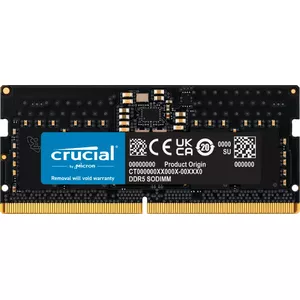 Crucial 8GB (1x8GB) DDR5-5600 CL 46 SO-DIMM RAM Notebook Speicher atmiņas modulis 5600 MHz ECC