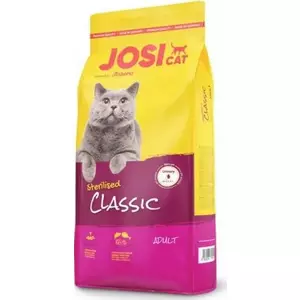Корм для кошек сухой JosiCat Sterilised Classic 18 кг — высокий уровень белка, низкое содержание жира