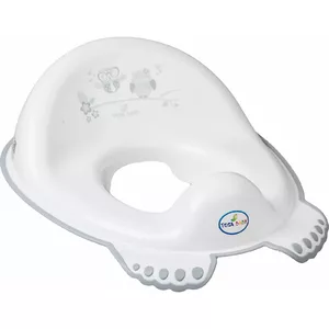 Tualetes sēdekļa uzlika Tega Baby SO-002-103 — neslīdoša, pūces dizains, balta