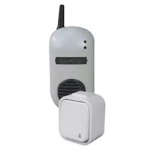 Wired Door Chime ZAMEL BULIK DRS-982H 230V 85 dB range 150 m with Hermetic Push Button