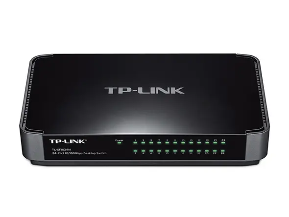 TP-Link TL-SF1024M 24 pieslēgvietu nevadāms galda