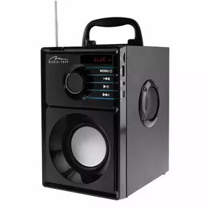 Bluetooth skaļrunis Boombox MT3179 15W USB-C sudraba krāsā