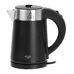 Electric kettle Adler 0.6 L 800 W Black Metallic