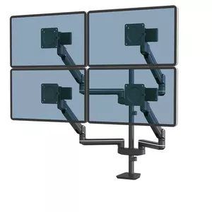 Monitor Mount Fellowes Tallo Modular 4FMS Black Clamp/Grommet 7kg 40"