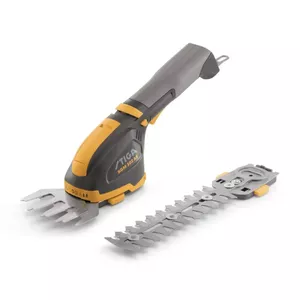 2-in-1 Brush cutter & String trimmer Stiga SGM 102 AE 18 cm Battery Black Grey Yellow