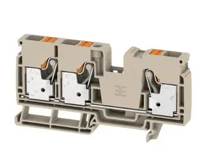 Weidmüller A3C 10 spaiļu bloks, 1000V, bēšs