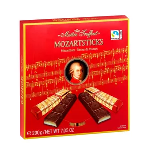 Šokolāde Maitre Truffout Mozartbars Marzipan 200 g tāfelīte