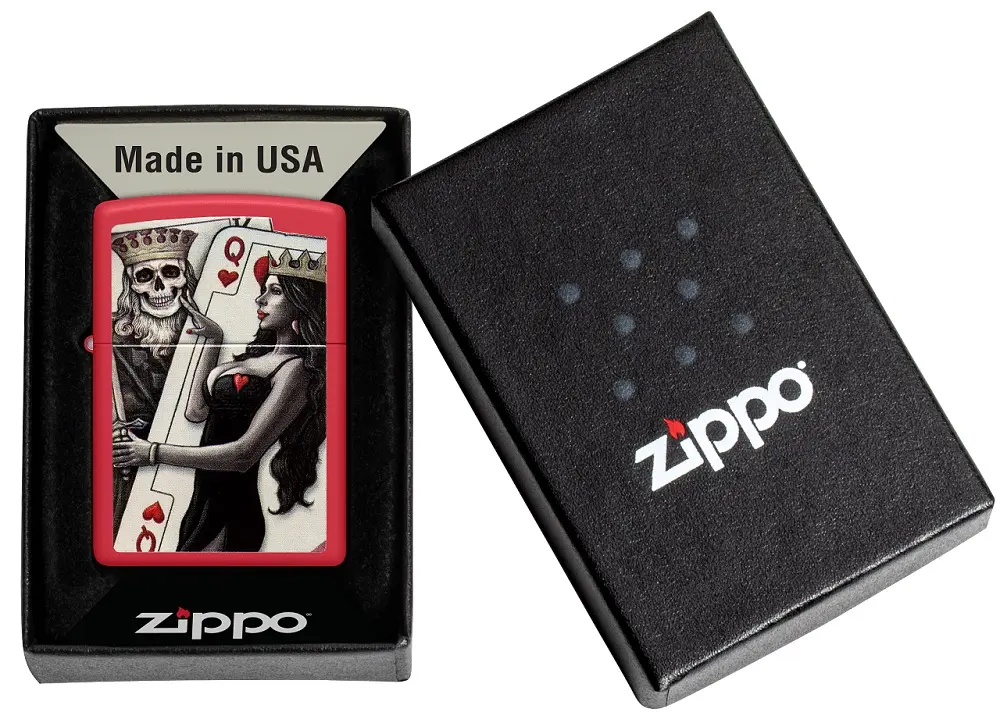 Aksesuārs Zippo 48624 Skull King Queen
