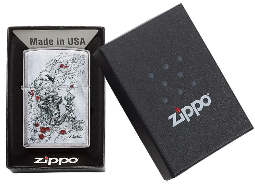 Aizdedzinātājs Zippo 49144 Rietveld vējaizsargāts metāla
