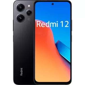 Xiaomi Redmi 12 17,2 cm (6.79") Гибридный слот для двух SIM-карт Android 13 4G USB Type-C 4 GB 128 GB 5000 mAh Черный