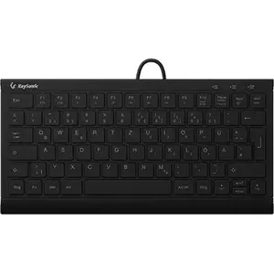 KeySonic KSK-5011ELC (DE) keyboard USB QWERTZ German Black