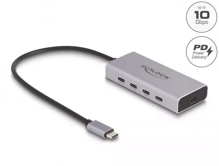 DeLOCK USB Hubs 10 Gbps Type-C Photo 2