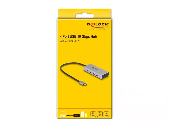 DeLOCK USB Hubs 10 Gbps Type-C Photo 3