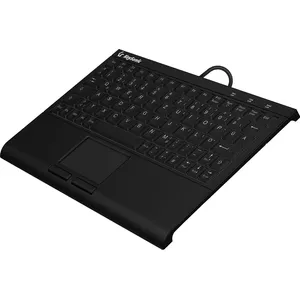 KeySonic KSK-3211ELU (DE) tastatūra USB QWERTZ Vācu Melns