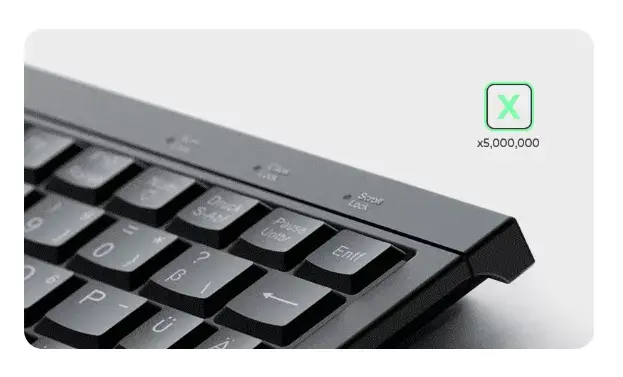Klaviatūra KeySonic KSK-3211ELU DE Photo 2