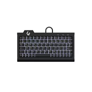 KeySonic KSK-3010ELC (DE) keyboard USB QWERTZ German Black
