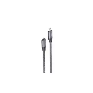 USB кабель ShiverPeaks BS13-46030 USB 3.2 Gen 2 2м USB C Черный Серый