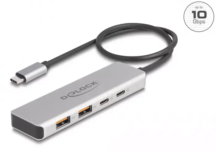 DeLOCK USB Hub USB Type-C 10 Gbps Photo 2