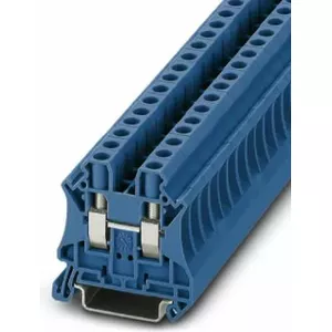 Terminal block PHOENIX-CONTACT UT 6-BU 2-conductor feed-through 0.2–10 mm² blue