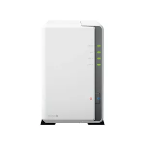 Synology DiskStation DS223J datu uzglabāšanas serveris NAS Desktops Realtek RTD1619B 1 GB DDR4 0 TB DiskStation Manager Balts