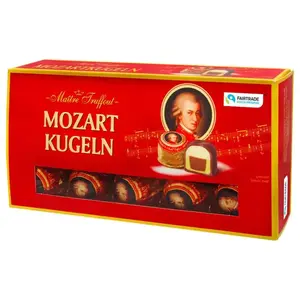 Šokolādes konfektes Maitre Truffout Mozart 200 g — Mocarta tipa pralinē assorti