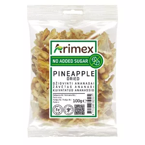Žāvēti ananasi ARIMEX, 100g