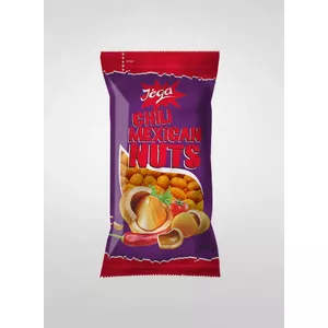 Peanuts Jėga Chili Flavor 100 g — Jėga roasted peanuts with chili seasoning