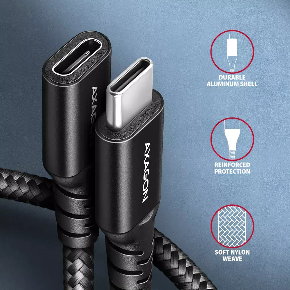 USB Cable Axagon BUCM32-CF10AB Photo 3