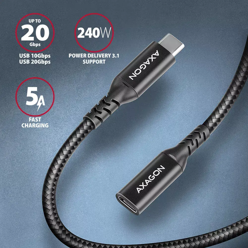 USB Cable Axagon BUCM32-CF05AB Photo 2