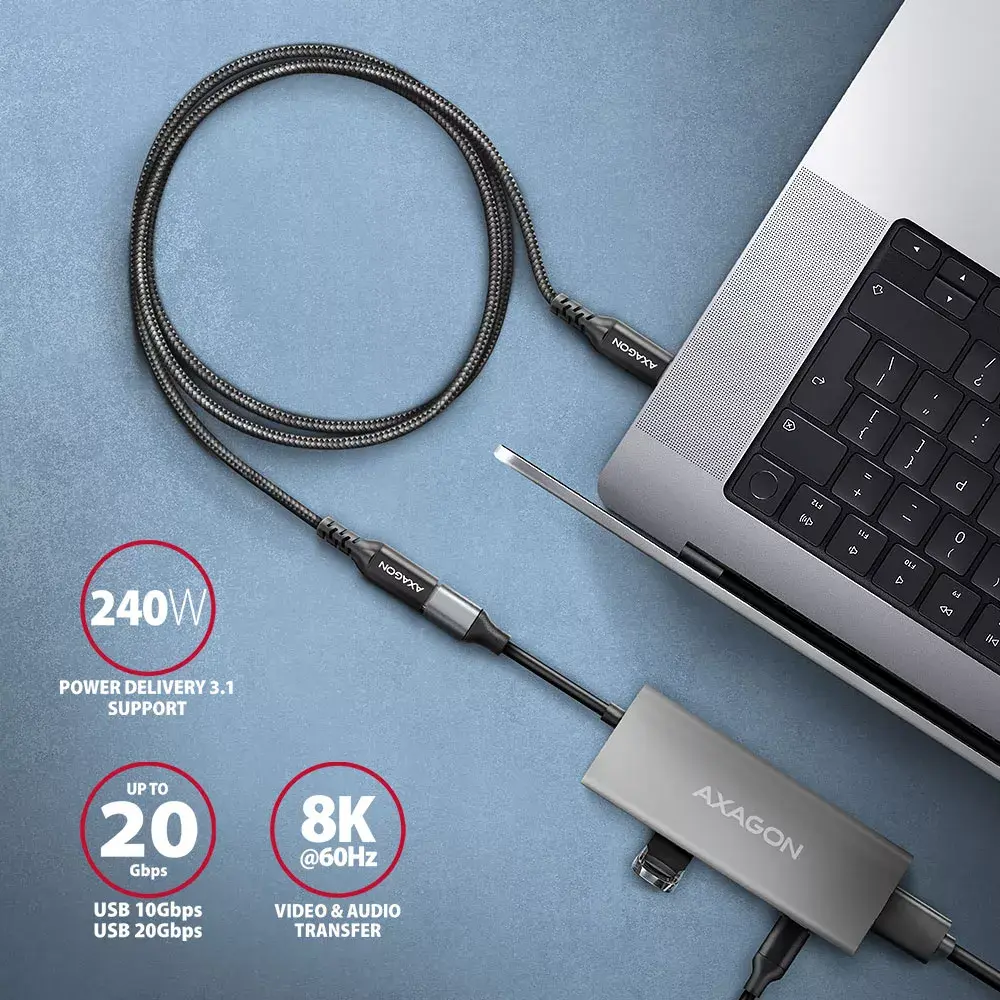USB Cable Axagon BUCM32-CF05AB Photo 4