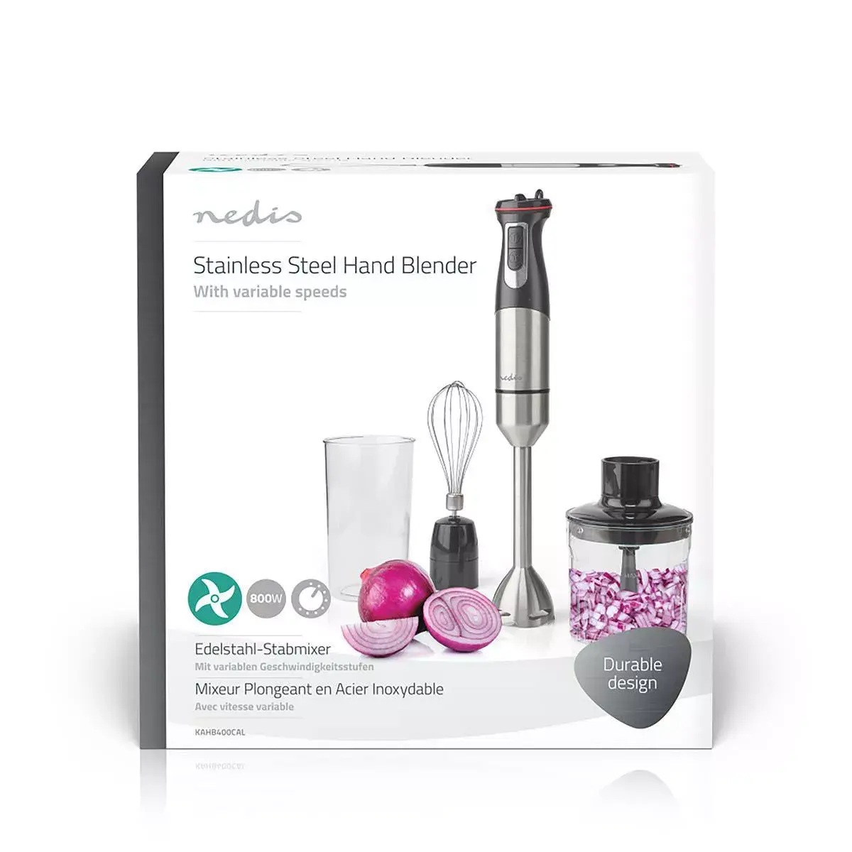 Immersion blender Nedis KAHB400CAL — 800 W Photo 12