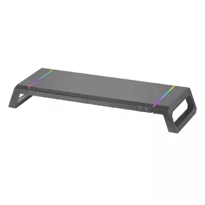 Monitor Stand Mars Gaming MGS-ONE Black Adjustable RGB USB 2.0