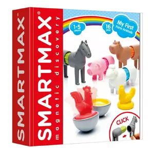 Iuvi SmartMax My First Farm Animals магнитный конструктор для детей до 5 лет, объём упаковки 3456 см³