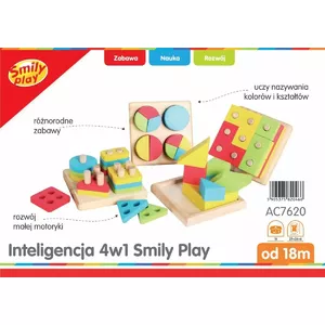 Smily Play Inteligencja 4 в 1 GXP-598367 — развивающая игрушка Photo 1